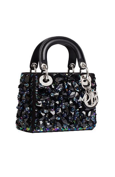 lady dior black crystal|Lady Dior bag.